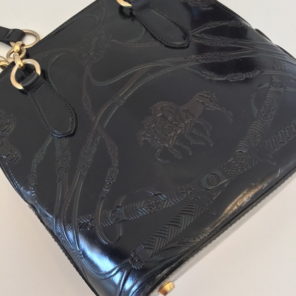 Michael Rome Made in Italy Purse Horse Embossed - Picture 2 of 7